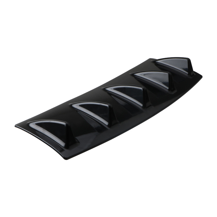 Modificación del coche alerón trasero universal pequeño rodeado parachoques chasis decoración con deflector deportes labio trasero