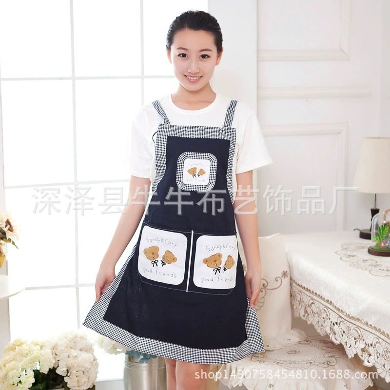 Apron, Korean suspenders sleevless, increased thickness, wholesale