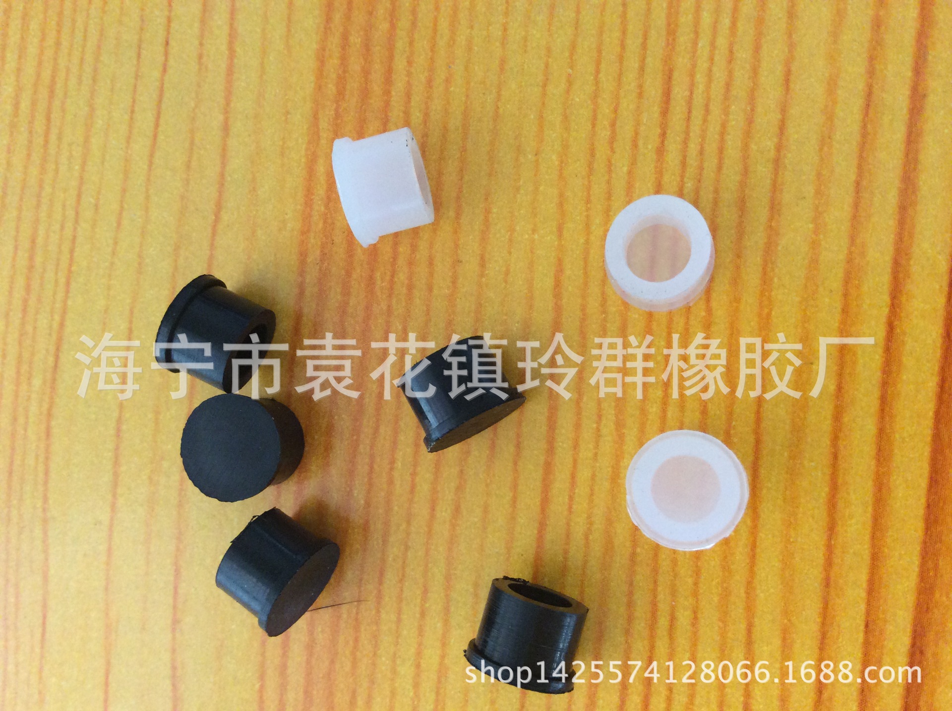 厂家批发 硅胶小胶套 耐腐蚀小胶套 黑色圆形小型胶帽