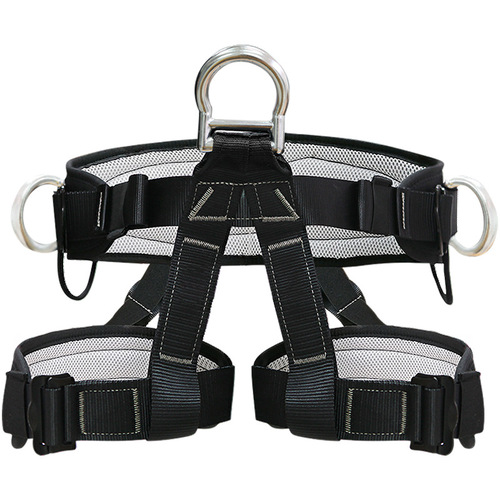 Half-body harness, speed descent safety belt, outdoor rescue, high-altitude work safety belt, mountain climbing, expansion, rock climbing equipment
