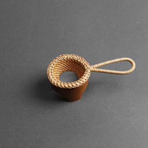 Vietnamese rattan tea filter, natural autumn rattan tea filter, tea set, tea filter funnel, tea ceremony accessories, fine filter mesh