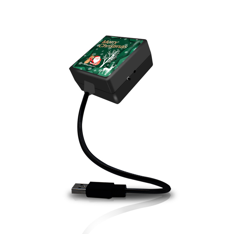 Mini luz de la etapa de Navidad entretenimiento familiar luces decorativas luces de colores de Halloween copo de nieve Cielo Estrellado USB proyección atmósfera luces