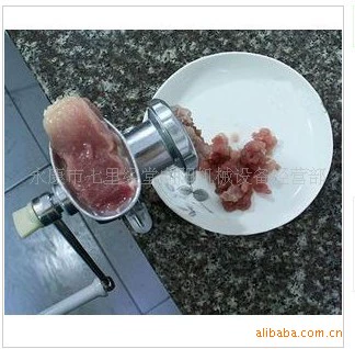 Оптовая торговля TB-5 # алюминиевый сплав Мясорубка ручная мясорубка бытовая мясорубка