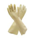 玉蝶工业耐酸碱手套 白色 31cm