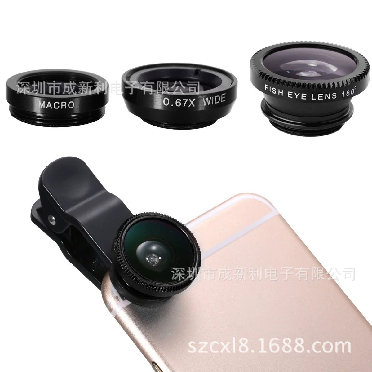 0.67x fisheye макро три-в-одном объектив для телефона Spot оптом
