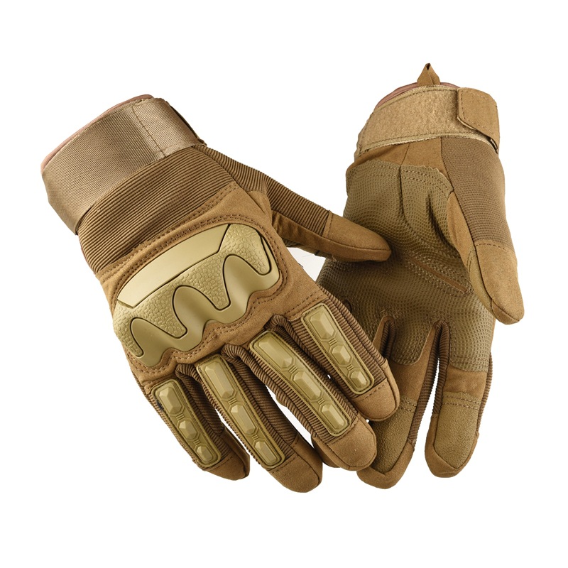 Cross-Border Tactical Gloves Soft Shell Full-Finger Outdoor Riding Motorcycle Non-Slip Touch Screen Fighting Mountaineering Wear-Resistant Gloves for Men
