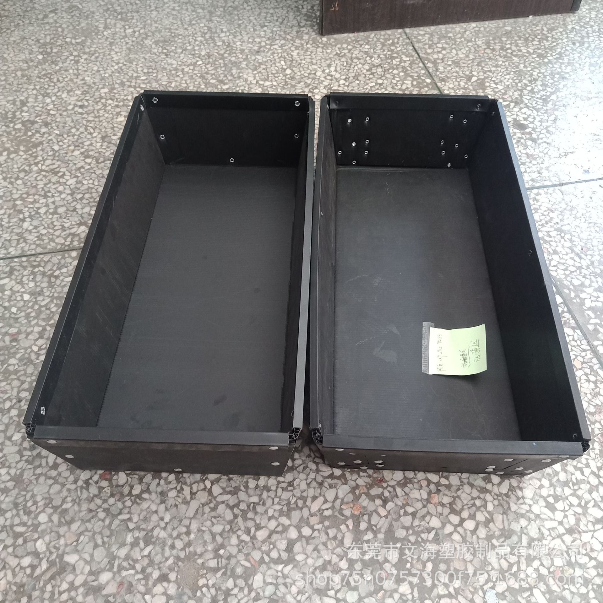 pp中空板周装箱 瓦楞板塑料防水货物周转箱 静电导电蜂巢板斜口箱