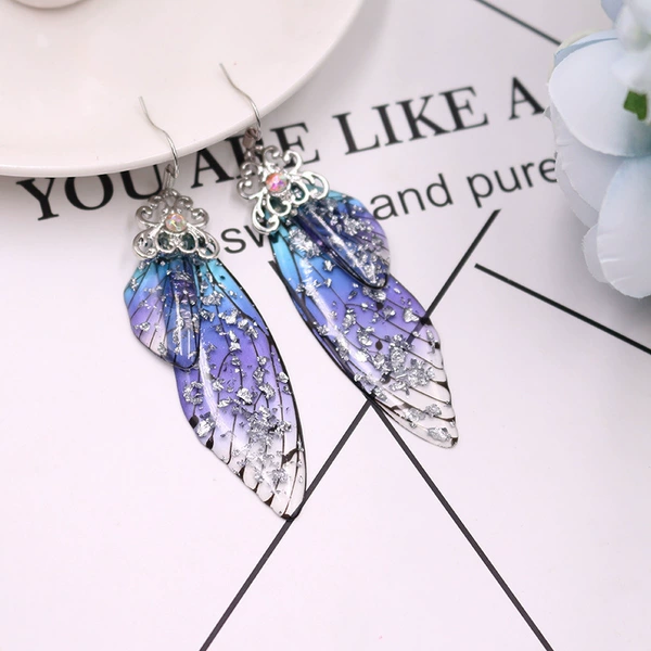 Silver foil-blue