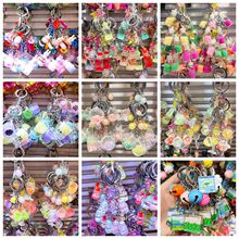 创意树脂仿真蒸笼钥匙扣挂件 干花幸运瓶包包挂饰2 3元店饰品批发