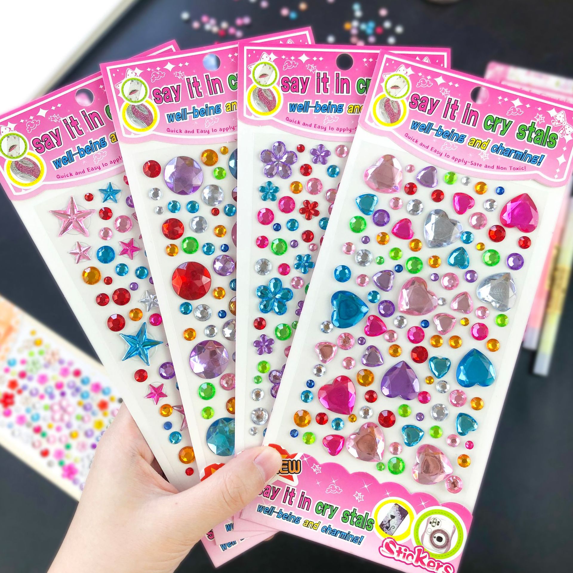 Children's cartoon three dimensional sticker