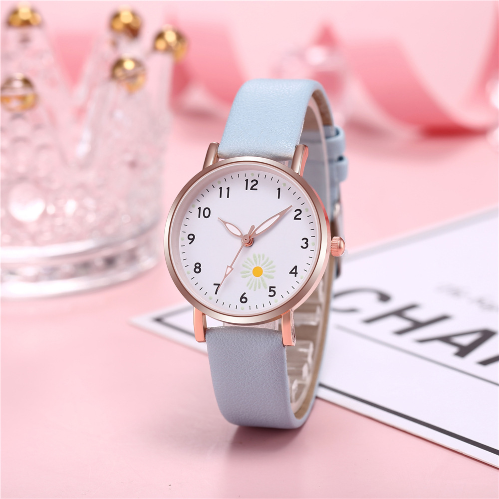 new korean style simple trend watch female student luminous belt watch cute refreshing student luminous watch