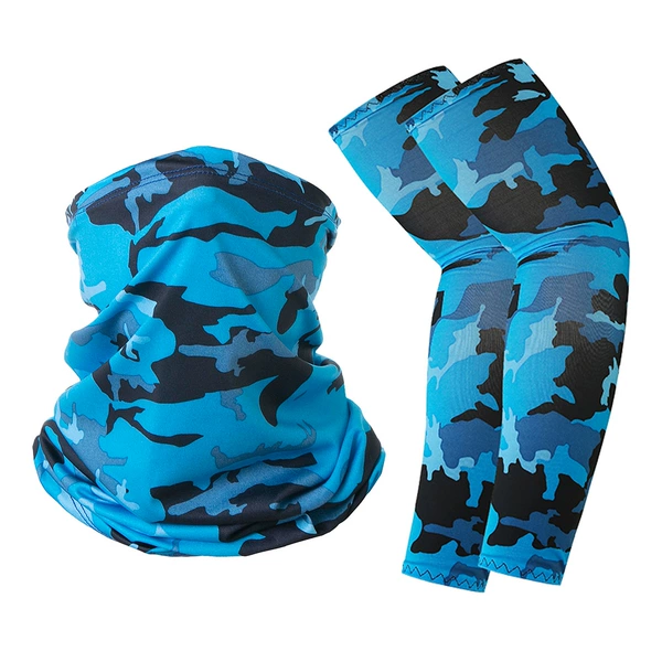 Camouflage treasure blue