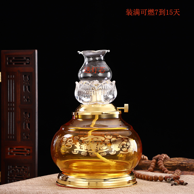 Factory direct supply oil lamp butter lamp wholesale home Buddhist lamp lamp for Buddha offerings butter lamp eternal light