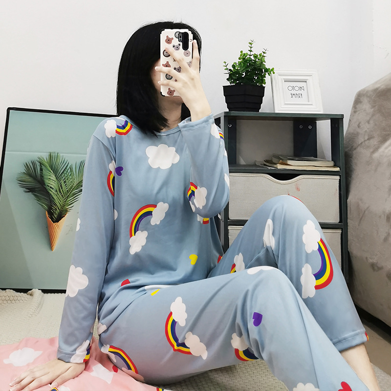 S 블루 클라우드 롱 세트