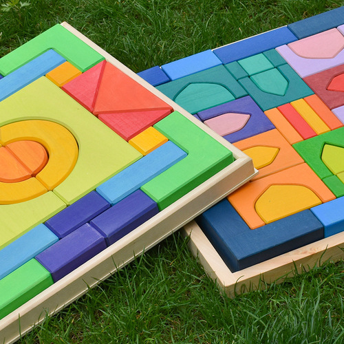 The four major elements of One Thousand and One Nights building blocks are imbued with children's educational building blocks, Jenga toys, Roman building blocks