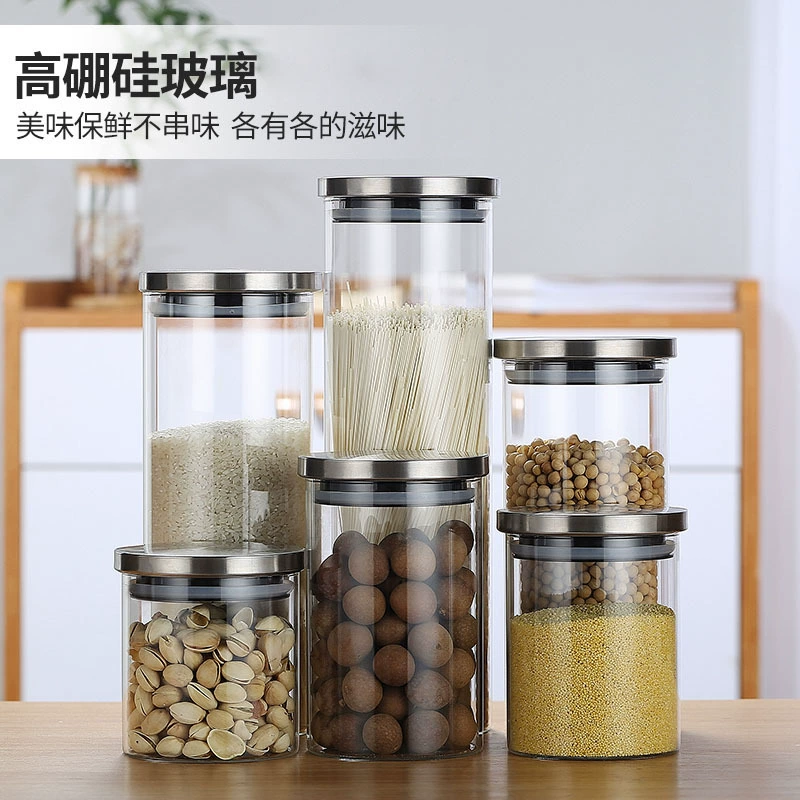 Стальная система хранения стеклянная, прозрачная бутылка