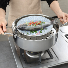 304 stainless steel steamer tray for steaming buns, steaming platform for steamed cakes, steaming pot for steamed bread, steaming basket for steamed cakes, household steaming rack, steaming tray, circular steaming plate