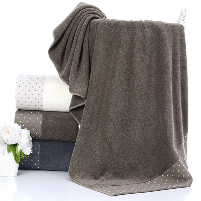 Thick Cotton Bath Towels with Wide Edges, Available in Gift Box Sets, Suitable for Bathing, Face Washing, and Highly Absorbent, Large Set with Gift Options