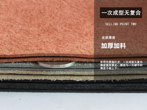 Microfiber Leather Steering Wheel Cover Four Seasons Universal Hand-sewn Car Handlebar Cover New Leather Cover