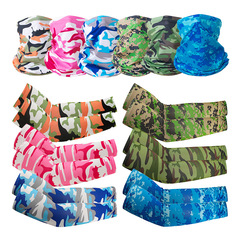 Summer New Fashion Hiking Scarf Headband Sleeve Set Outdoor Versatile Magic Riding Mask Sports Sleeve