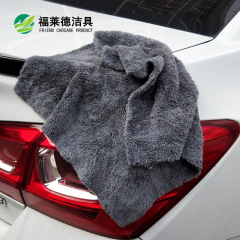 Car Wash Towel Ultrasonic Hot Coral Fleece Microfiber Thickened Water Absorbent Car Wipe Cloth Car Cleaning Supplies