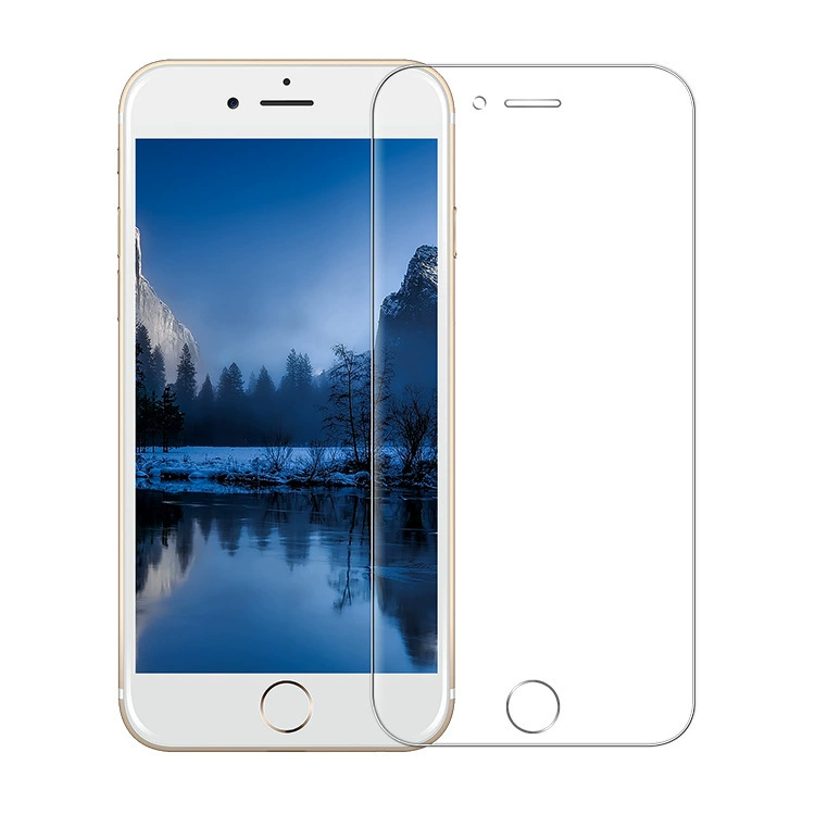 Закаленное стекло защитная пленка (совместимо с Apple) полный экран iPhone HD, высокий алюминиевый кант