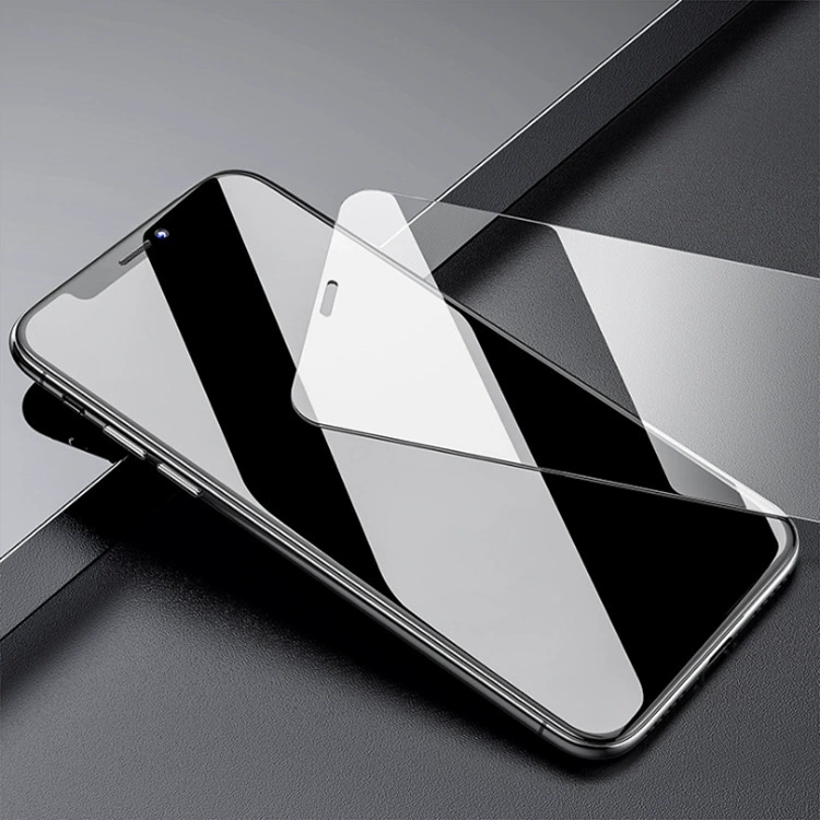Закаленное стекло защитная пленка (совместимо с Apple) полный экран iPhone HD, высокий алюминиевый кант