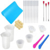 Epoxy resin, crystal, silica gel tools set, measuring cup, mixing stick