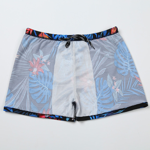 New Digital Print Men's Swim Trunks, Beach Swim Shorts, Hot Spring Swim Shorts for Adults, Loose Fit, Wholesale