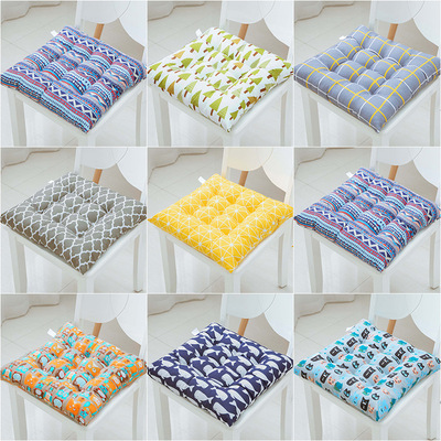 棉麻加厚坐垫夏季透气办公室椅垫学生教室板凳子榻榻米圆形软坐垫|ms