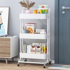 Trolley storage rack floor-standing multi-layer bathroom toilet living room storage trolley kitchen gap storage storage rack
