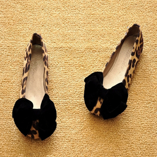 166-1 2026 spring students scoop shoes flat single-layer shoes women's bow large size 4043 women's shoes for pregnant women