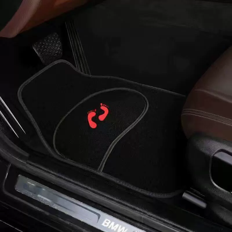 Автомобильная подставка для ног, цельная, специальная основная подставка для ног водителя, односекционная круглая подставка для ног автомобиля