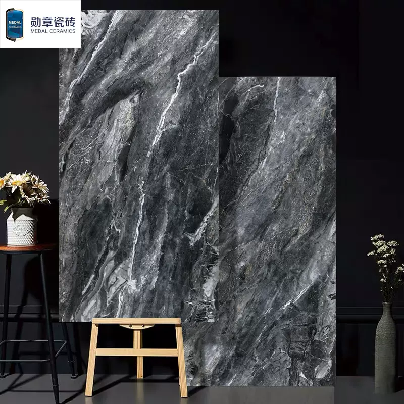 现代轻奢大规格750x1500mm瓷砖 客餐厅墙面砖地面砖 酒店工程瓷砖