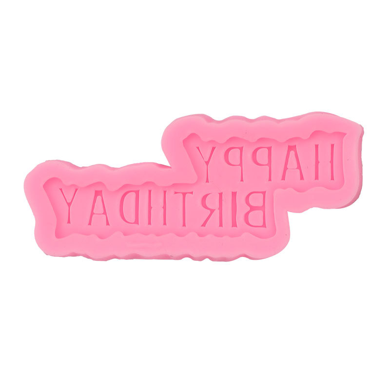 Fondant cake decoración letras mayúsculas y minúsculas y dígitos feliz cumpleaños silicona molde para hornear cerámica suave arcilla epoxi molde