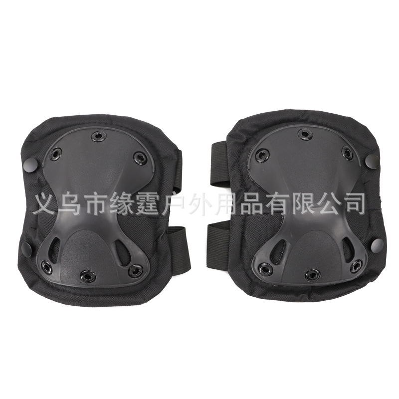 Suministro transfronterizo rodillera codo almohadilla de cuatro piezas al aire libre montar deportes equipo de protección real CS equipo de campo en stock