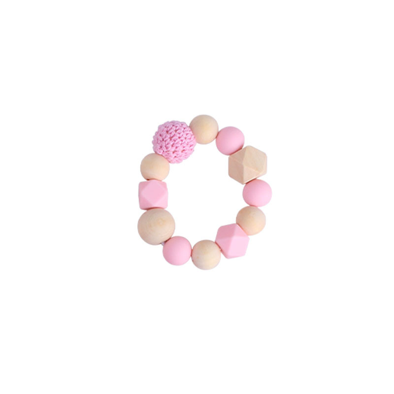 DIY sonajero de cinco puntas estrella juguete cuna cochecito coche colgando accesorios bebé chupete cadena mordedor juego molar