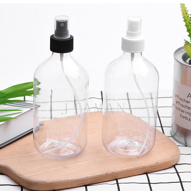 500ml 塑料喷雾瓶 家用园艺浇花喷枪 酒精消毒液稀释瓶 化妆品瓶