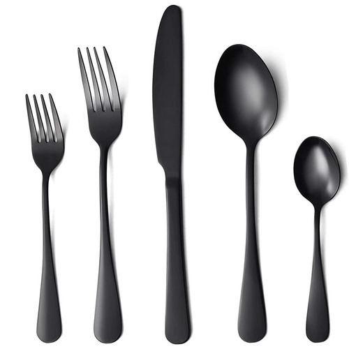 Source manufacturer 1010 gold-plated stainless steel cutlery, forks and spoons, cross-border Western food tableware set, knives, spoons and forks