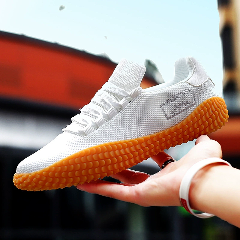 Sports shoes for leisure, summer footwear, trend universal breathable cloth sneakers, Korean style