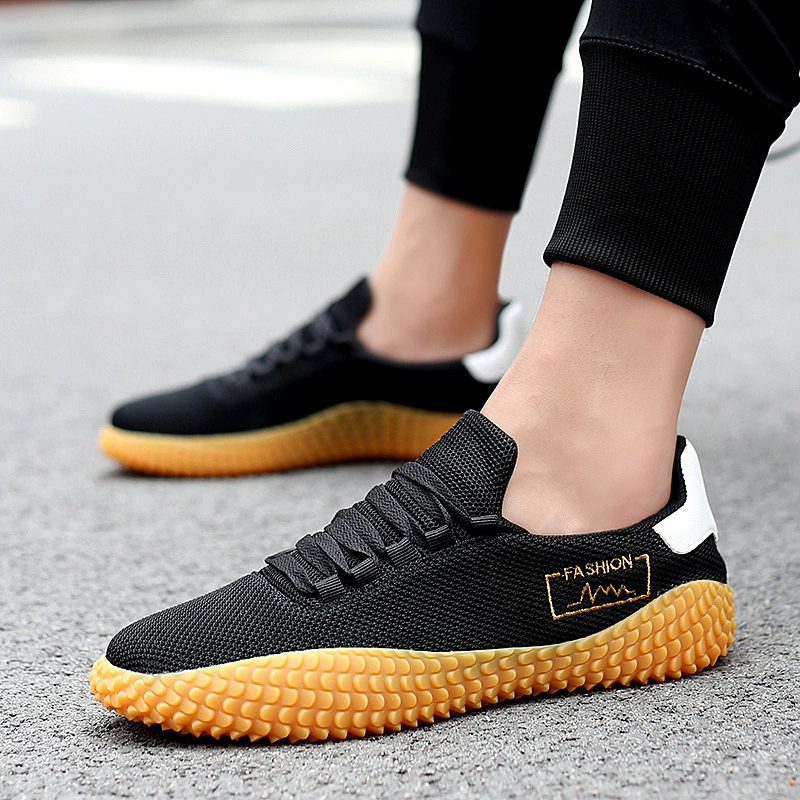 Sports shoes for leisure, summer footwear, trend universal breathable cloth sneakers, Korean style