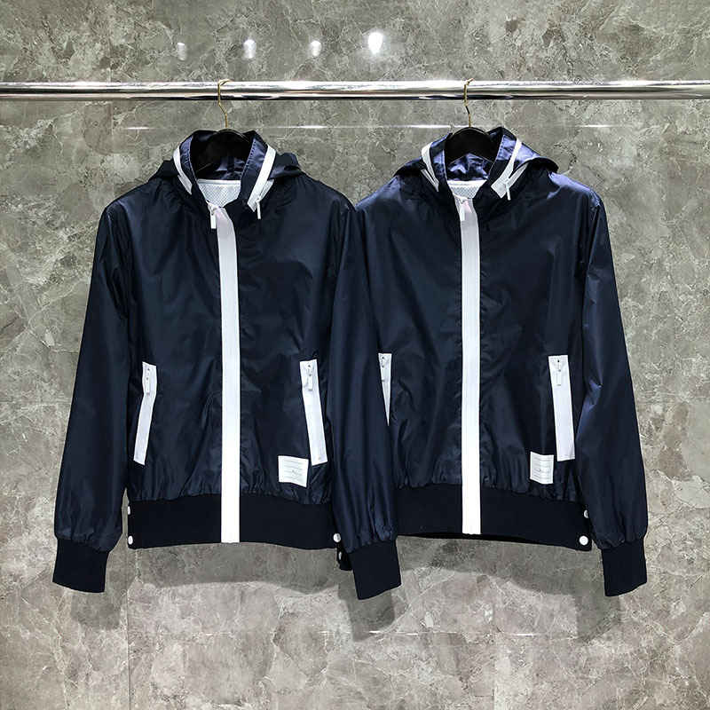 TIME BREATHE tb Jacket Coat New Waterproof Coat Baseball Suit Hooded Zipper Sport Coat Trendy