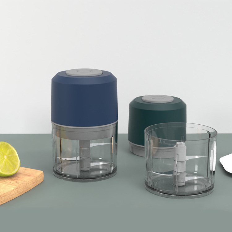 뉴 키친 마늘 커터 고기 헬기 다목적 미니 충전식 마늘 믹서 무선 전기 휴대용 조리기