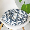 Factory wholesale rough cloth round cotton -linen style cushion round meditation chair cushion Japanese -style futon cushion