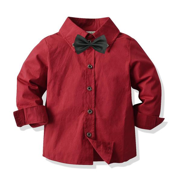 Children's autumn shirt for boys