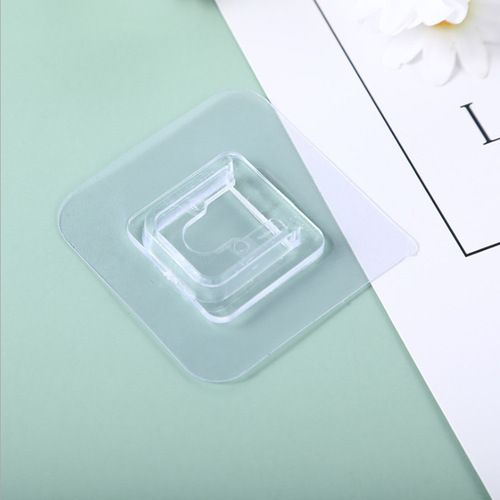 Factory direct sales rack hooks and mother-in-law buckles, acrylic adhesive nail-free hooks, double-sided buckles, concave and convex buckles