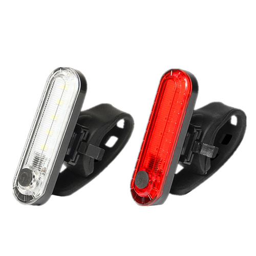 Bicycle USB Charging Tail Light Amazon Mountain High Brightness Waterproof Bicycle Accessories LED Helmet Warning Light 056