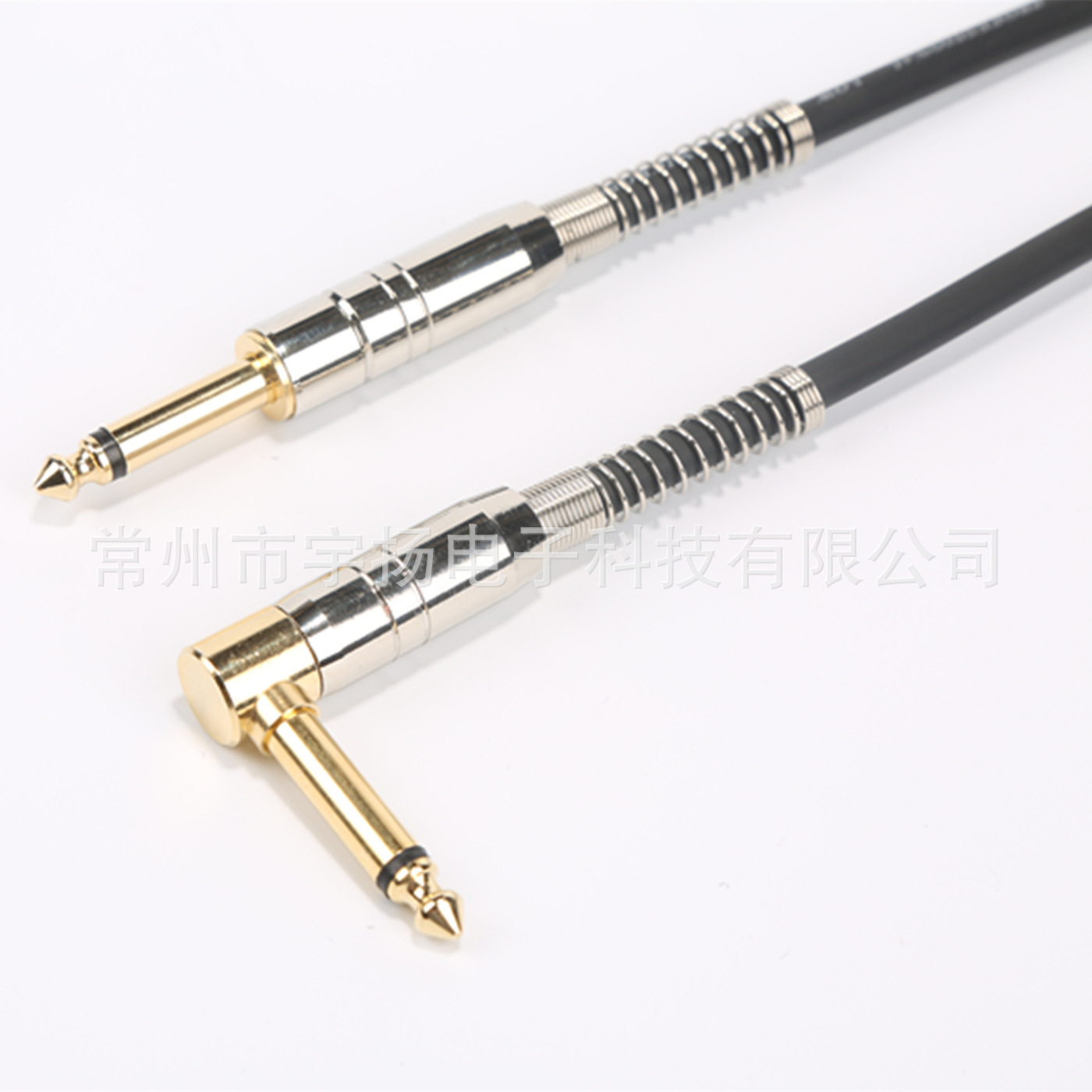 Noise Reduction All-Copper 6.35 Electric Guitar Speaker Microphone Adapter Instrument Extension Audio Cable Shielded High Fidelity