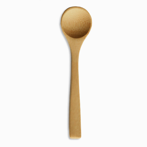 Japanese-style bamboo soup spoon for children, long-handled wooden spoon, customizable text small spoon, coffee and honey stirrer, serving spoon, tableware