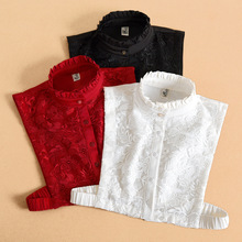 新款假领子蕾丝女好搭衬衫领韩版装饰领假衣领秋冬毛衣领